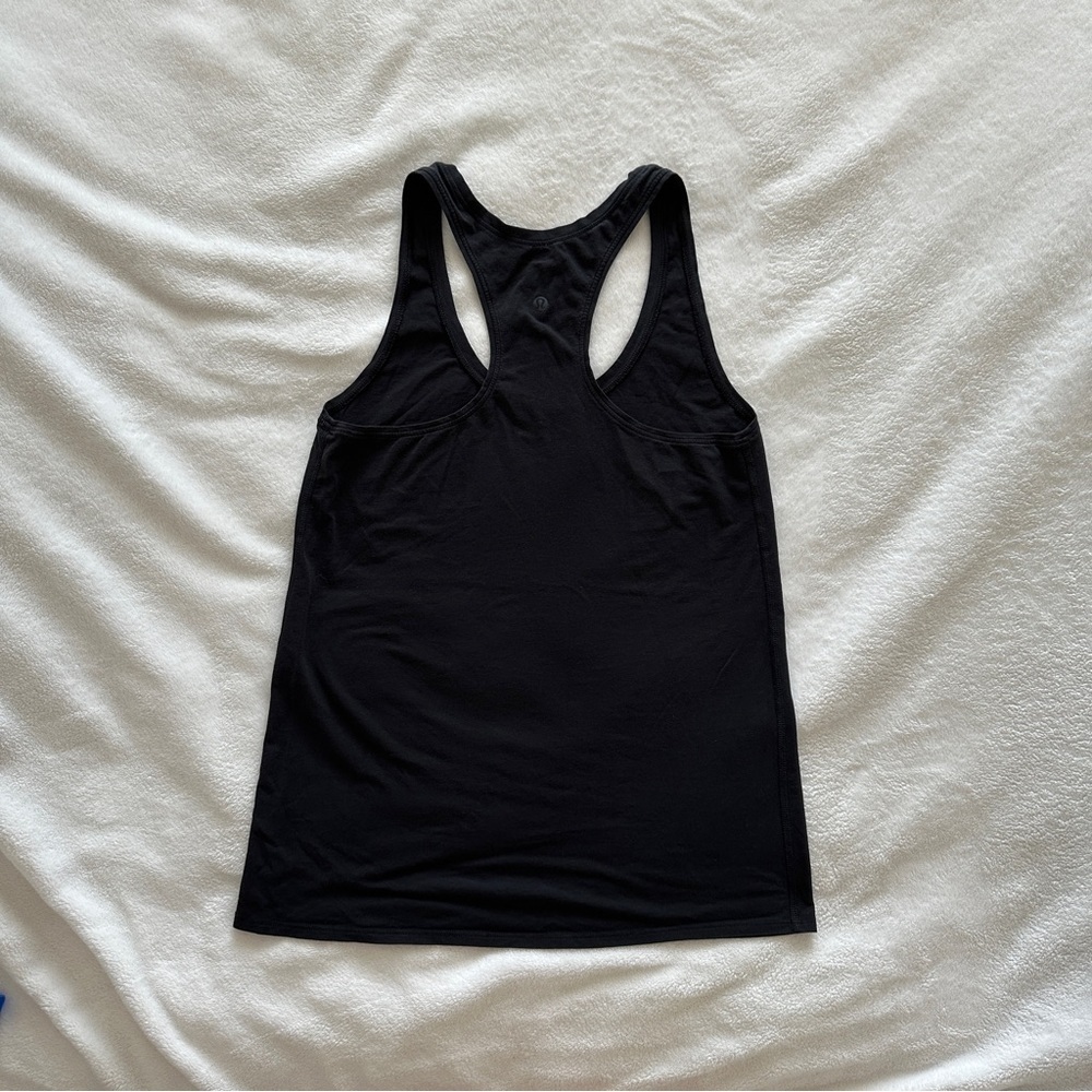 LULULEMON RACERBACK TANK WOMENS  SIZE 6 BLACK - Picture 4 of 15